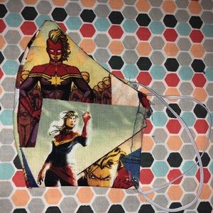 Captain Marvel Face Mask